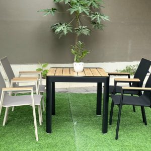 Bộ bàn ghế sân vườn khung hợp kim nhôm